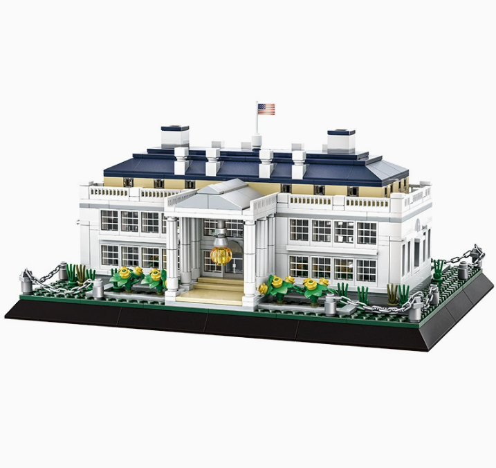 White House Architecture Building Block Set – Washington Landmark Model
