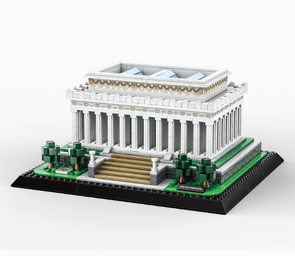 Lincoln Memorial Building Block Set – Washington Landmark Model