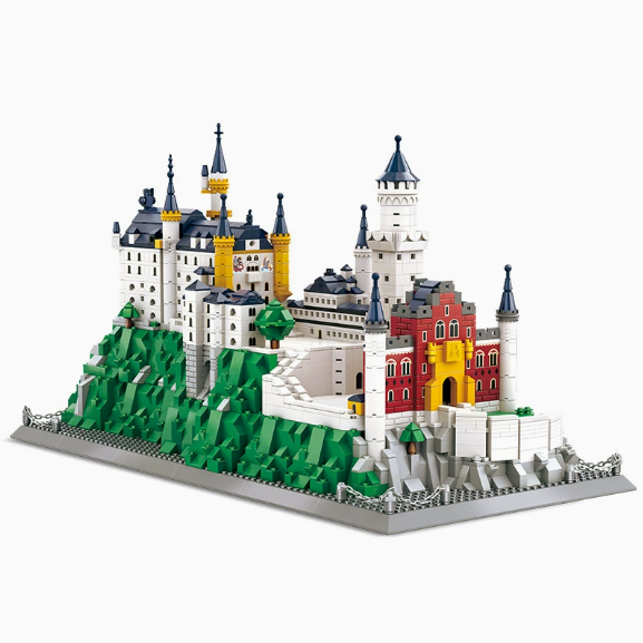 Neuschwanstein Castle Building Block Set – Germany Landmark Model