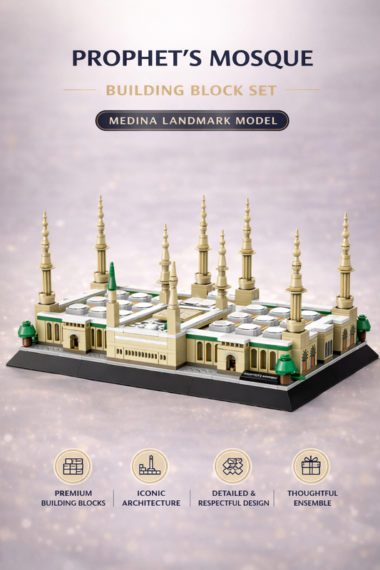 Prophet’s Mosque Architecture Building Block Set – Medina Landmark Model