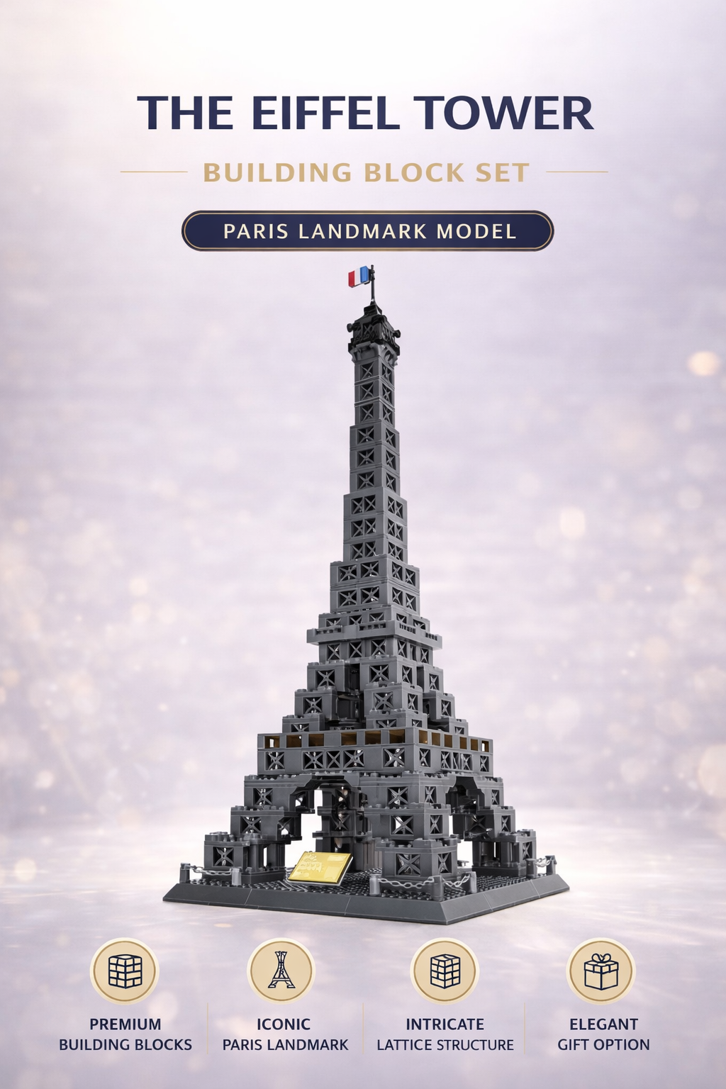 The Eiffel Tower Building Block Set – Paris Landmark Model