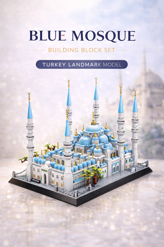 Blue Mosque Building Block Set – Turkey Landmark Model