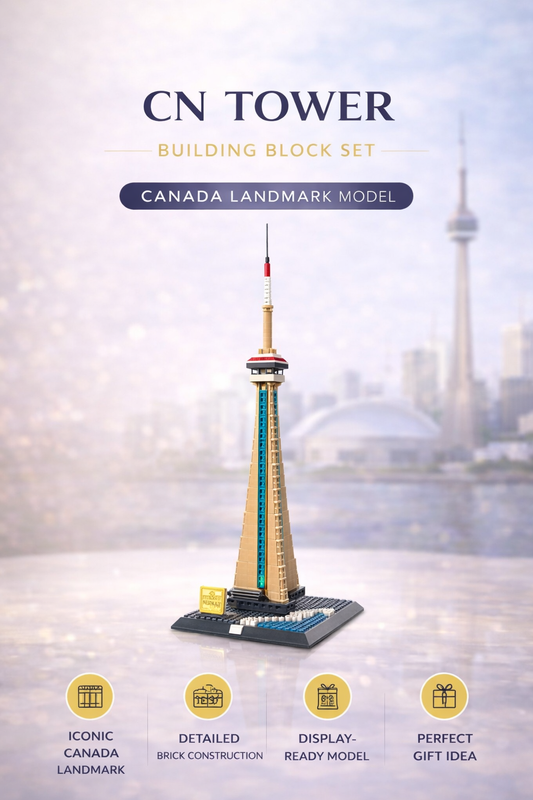 The CN Tower Building Block Set – Canada Landmark Model