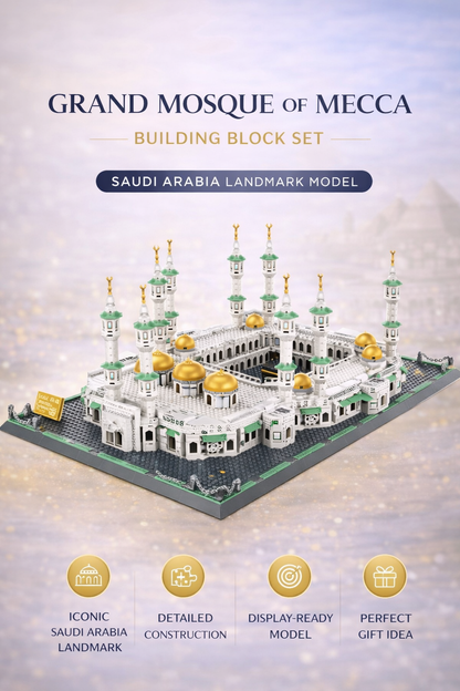 Great Mosque of Mecca Building Block Set – Saudi Arabia Landmark Model