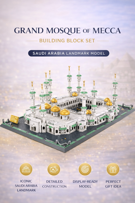 Great Mosque of Mecca Building Block Set – Saudi Arabia Landmark Model