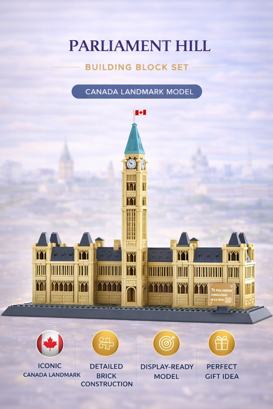 Parliament Hill Building Block Set – Canada Landmark Model
