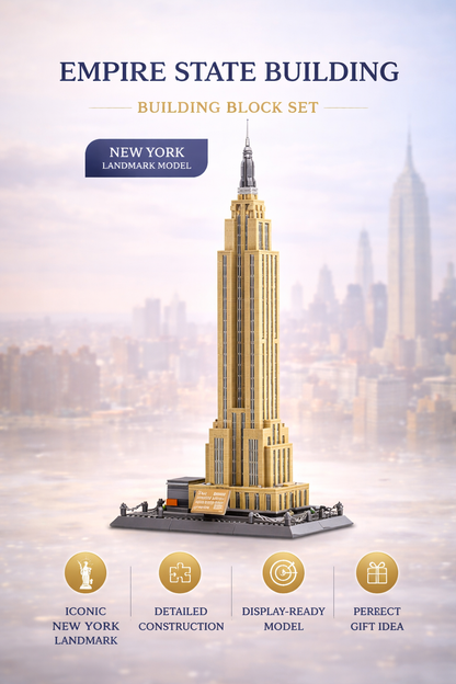 Empire State Building Block Set – New York Landmark Model