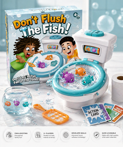 Don’t Flush The Fish! – Fun Family Board Game