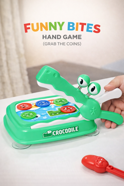 Funny hand bites game 2 in 1(Grab the coins) board games
