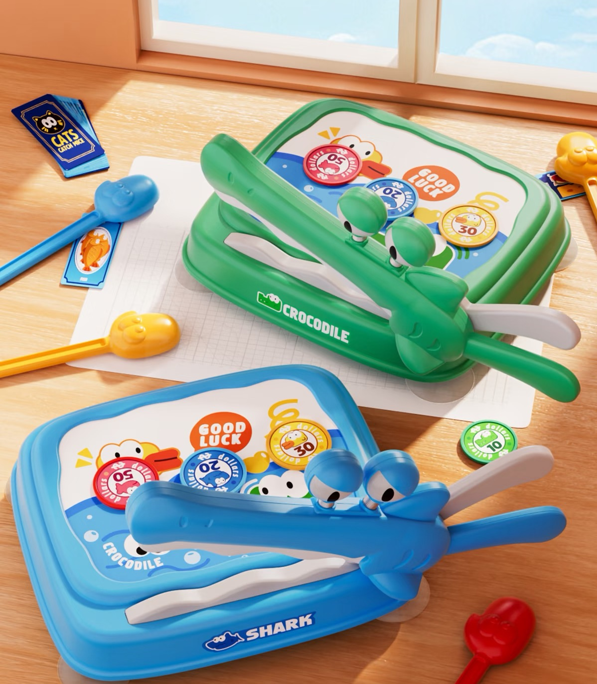 Funny hand bites game 2 in 1(Grab the coins) board games