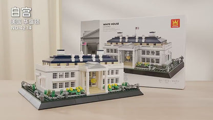 White House Architecture Building Block Set – Washington Landmark Model