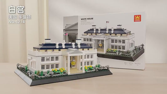 White House Architecture Building Block Set – Washington Landmark Model