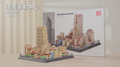 Rockefeller Center Building Block Set – New York Manhattan Landmark Model