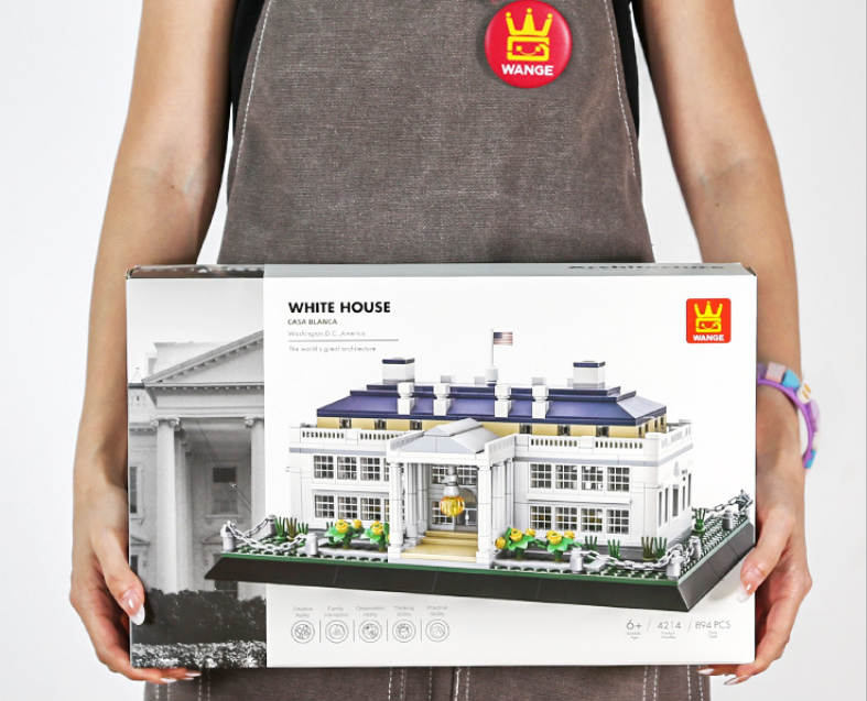 White House Architecture Building Block Set – Washington Landmark Model