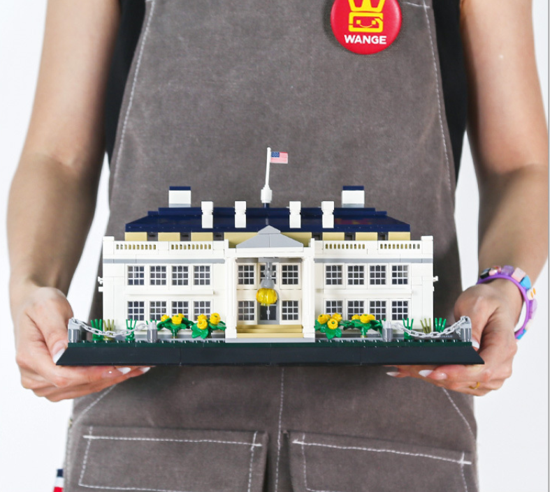 White House Architecture Building Block Set – Washington Landmark Model