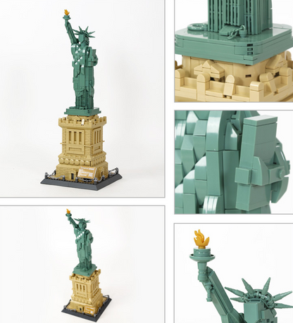 Statue of Liberty Building Block Set – New York Landmark Model