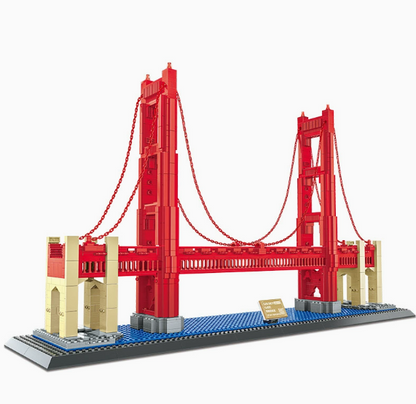 Golden Gate Bridge Building Block Set – San Francisco Landmark Model