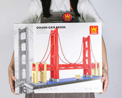 Golden Gate Bridge Building Block Set – San Francisco Landmark Model