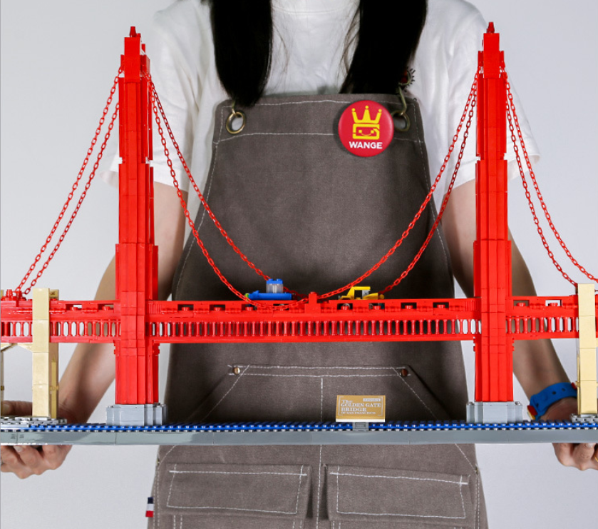 Golden Gate Bridge Building Block Set – San Francisco Landmark Model