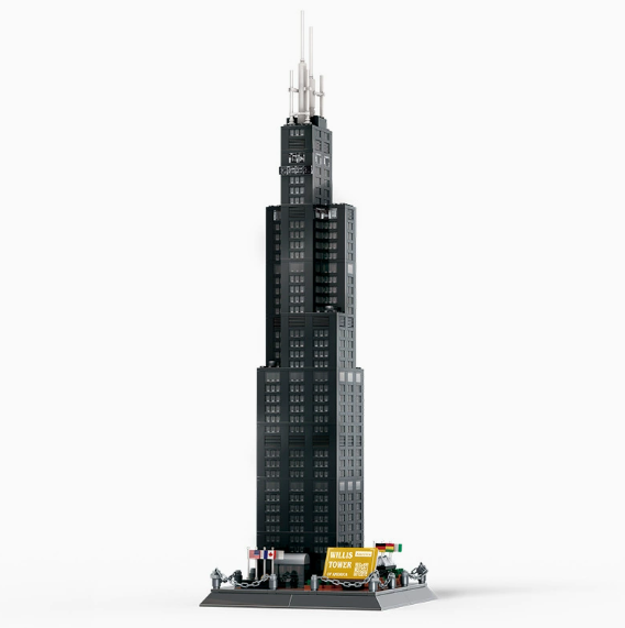 Willis Tower Building Block Set – Chicago Landmark Model