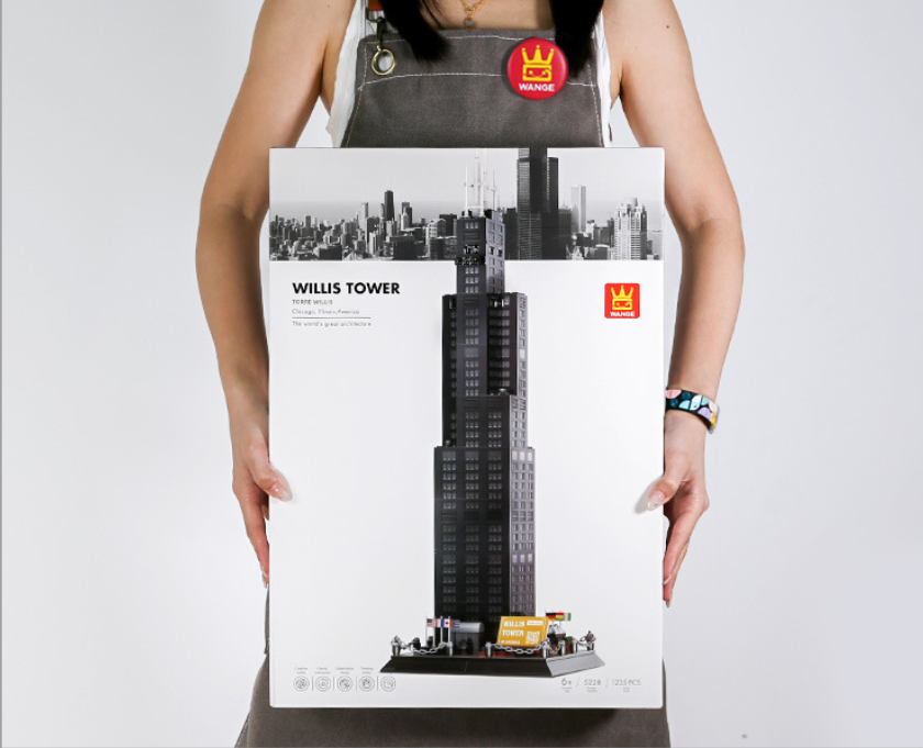 Willis Tower Building Block Set – Chicago Landmark Model