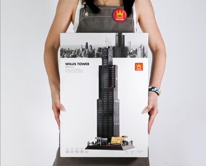 Willis Tower Building Block Set – Chicago Landmark Model
