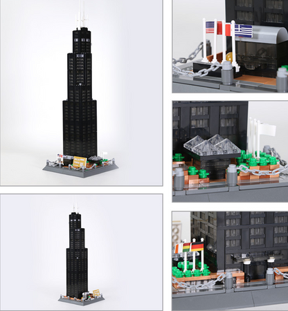 Willis Tower Building Block Set – Chicago Landmark Model