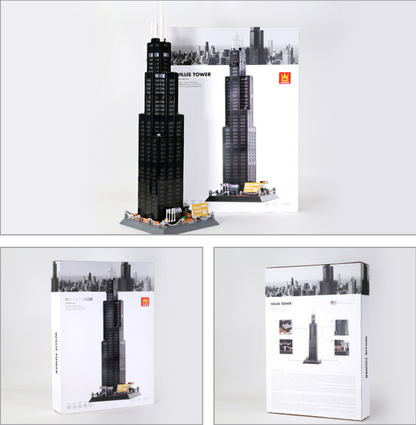 Willis Tower Building Block Set – Chicago Landmark Model