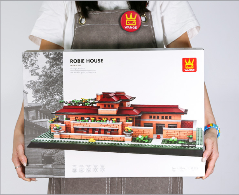 Robie House Building Block Set – Chicago Architectural Landmark Model