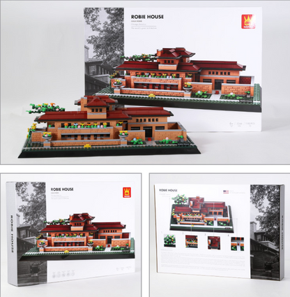 Robie House Building Block Set – Chicago Architectural Landmark Model