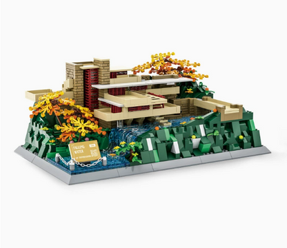 Fallingwater Building Block Set – Pennsylvania Architectural Landmark Model