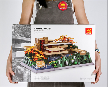 Fallingwater Building Block Set – Pennsylvania Architectural Landmark Model