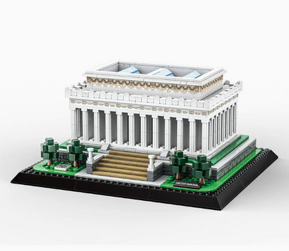 Lincoln Memorial Building Block Set – Washington Landmark Model