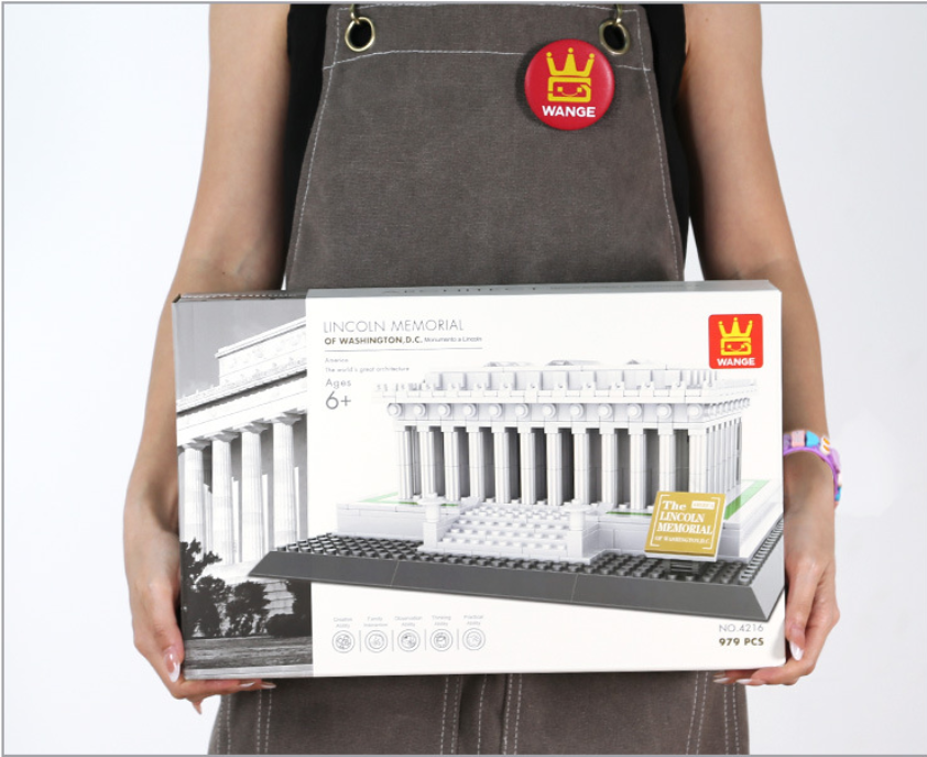 Lincoln Memorial Building Block Set – Washington Landmark Model