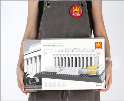 Lincoln Memorial Building Block Set – Washington Landmark Model