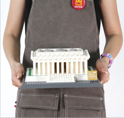 Lincoln Memorial Building Block Set – Washington Landmark Model