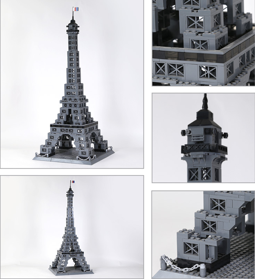 The Eiffel Tower Building Block Set – Paris Landmark Model