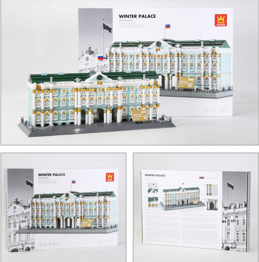 Winter Palace Building Block Set – St. Petersburg Landmark Model