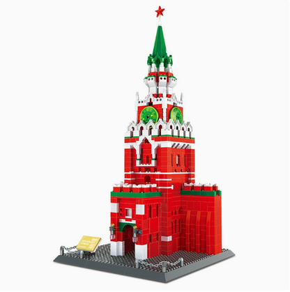 Spasskaya Tower Building Block Set – Moscow Landmark Model
