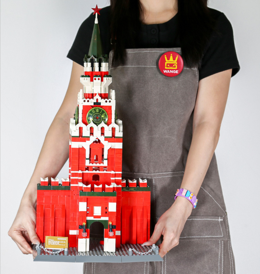 Spasskaya Tower Building Block Set – Moscow Landmark Model