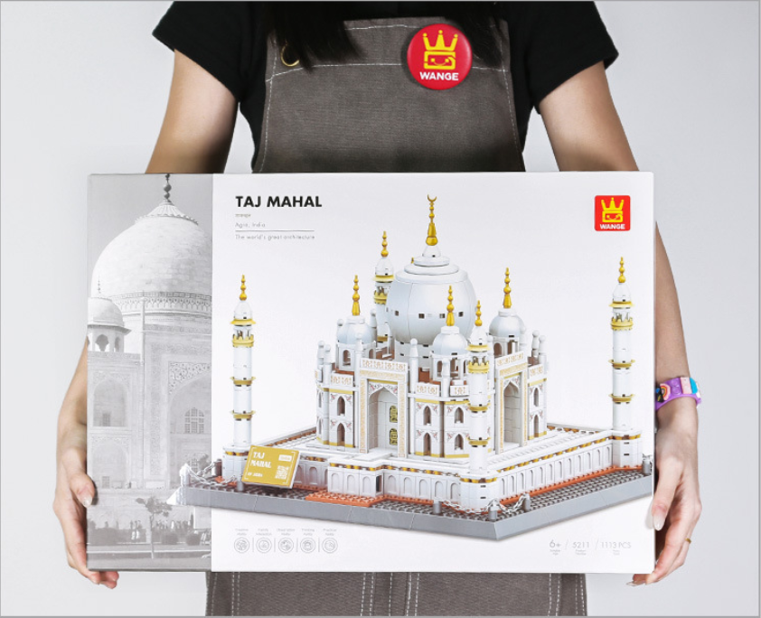 Taj Mahal Building Block Set – India Landmark Model