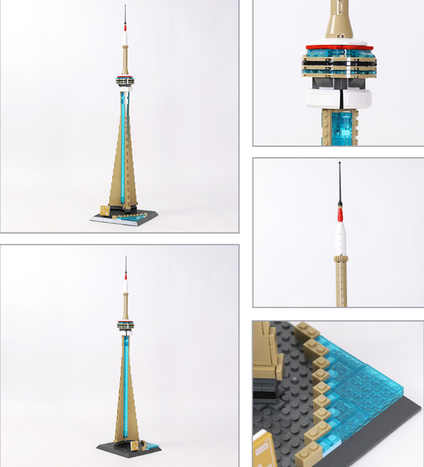 The CN Tower Building Block Set – Canada Landmark Model