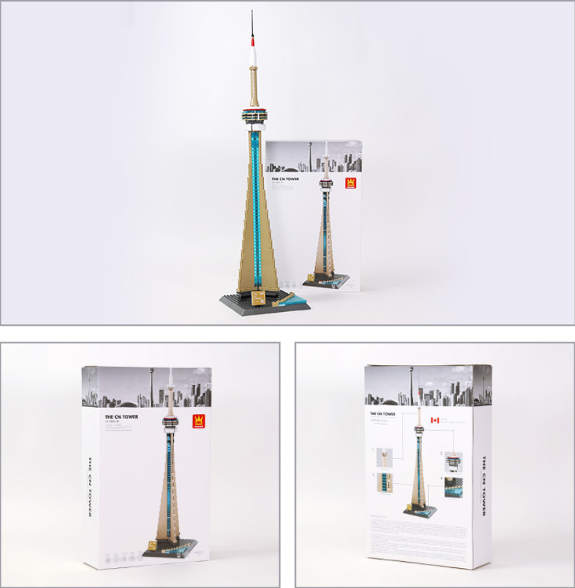 The CN Tower Building Block Set – Canada Landmark Model