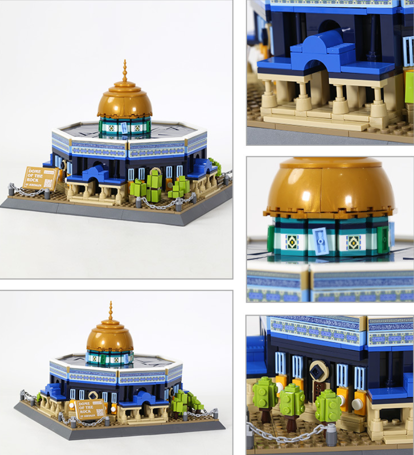 Dome of the Rock Building Block Set – Jerusalem Landmark Model