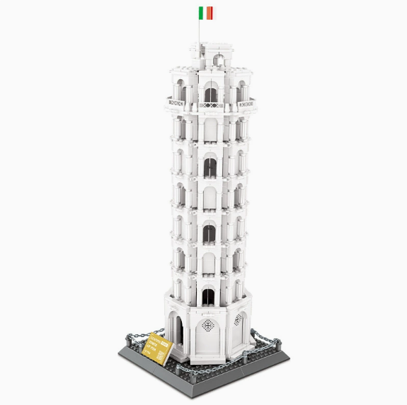 Leaning Tower of Pisa Building Block Set – Italy Landmark Model