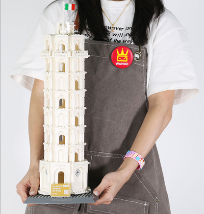 Leaning Tower of Pisa Building Block Set – Italy Landmark Model