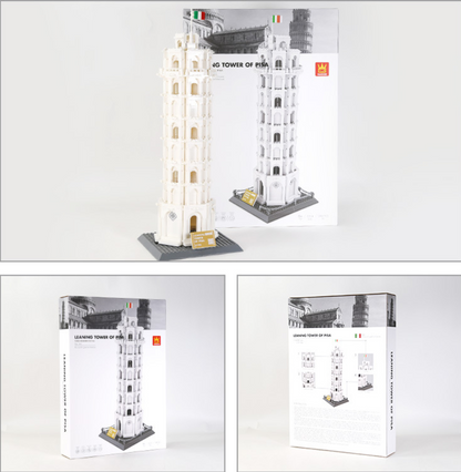 Leaning Tower of Pisa Building Block Set – Italy Landmark Model