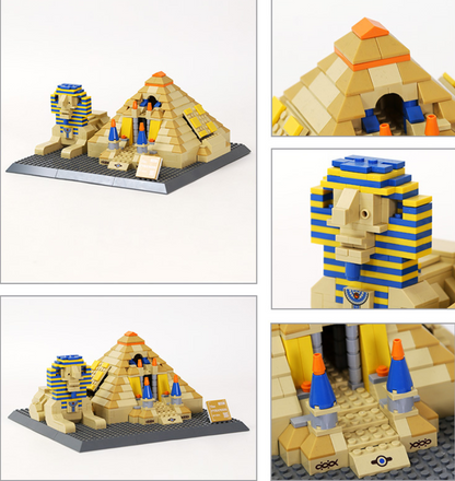 Great Pyramid of Giza Building Block Set – Egypt Landmark Model