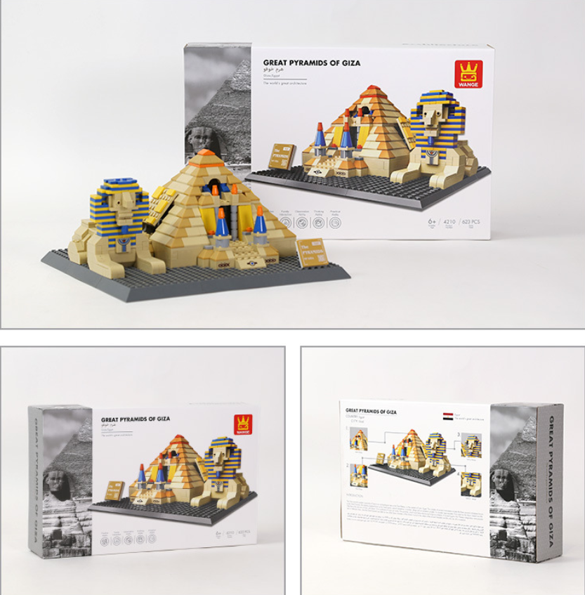 Great Pyramid of Giza Building Block Set – Egypt Landmark Model