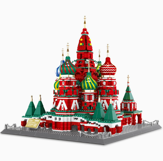 St. Basil’s Cathedral Building Block Set – Russia Landmark Model